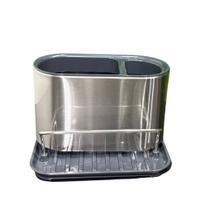 Organizador de Cozinha Porta Detergente Líquido e Esponja em Inox e ABS Organizador de Cozinha Porta Detergente Líquido e Esponja em Inox e ABS