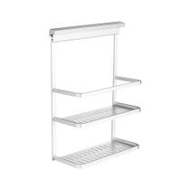 Organizador De Cozinha Suspenso Gourmet Andorinha Pingoo.Casa - Prata