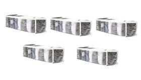 Organizador de Cristal Transparente p/ Calcinhas - Meias - Cuecas - Body pequenos com 5 unidades