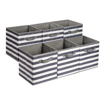 Organizador de cubos de armazenamento Amazon Basics dobrável 13x13x13cm Organizador de cubos de armazenamento Amazon Basics dobrável 13x13x13cm
