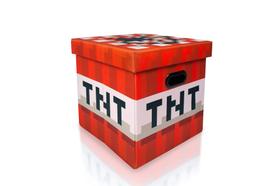 Organizador de cubos de armazenamento Minecraft TNT Block de 15 cm com tampa