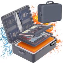Organizador de documentos DocSafe 5200F à prova de fogo à prova de fogo, impermeável, cinza Organizador de documentos DocSafe 5200F à prova de fogo à prova de fogo, impermeável, cinza