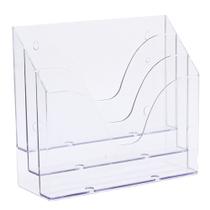 Organizador De Documentos Triplo Office Cor Cristal Selado Organizador De Documentos Triplo Office Cor Cristal Selado