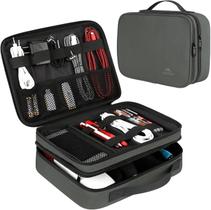 Organizador de eletrônicos de viagem MATEIN Cable Storage Bag cinza
