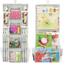 Organizador de embrulho de presente, utensílios domésticos simples, pendurado em frente e verso Organizador de embrulho de presente, utensílios domésticos simples, pendurado em frente e verso