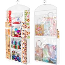 Organizador de embrulho de presente Woodoulogy 102x43 cm frente e verso Organizador de embrulho de presente Woodoulogy 102x43 cm frente e verso
