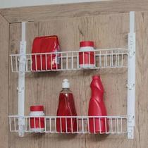 Organizador De Embutir Porta Aço Lavanderia/quarto Multiuso