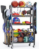 Organizador de equipamentos esportivos Hoachily Garage 2024 Steel