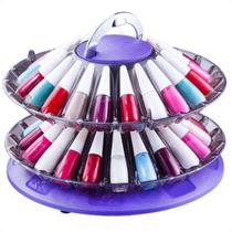 Organizador de Esmalte Giratório Dompel Smaltbell Twist Roxo 3355 Organizador de Esmalte Giratório Dompel Smaltbell Twist Roxo 3355