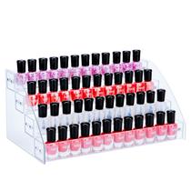 Organizador de esmaltes KINGROW, prateleira de acrílico de 4 camadas