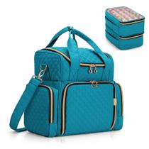 Organizador de Esmaltes LUXJA para 48 Frascos com Lâmpada de Unhas
