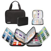 Organizador de estojos de relógio AMOIGEE para 40 pulseiras de relógio pretas