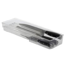Organizador De Facas Acrílico Paramount 39cm Para Gavetas