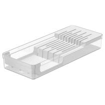 Organizador de Facas Clear Branco - Ou