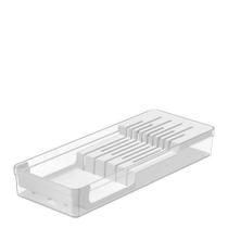 Organizador de Facas Clear OU Branco 37,5X15X5,6CM