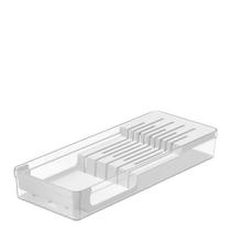 Organizador de Facas Clear OU Branco 37,5X15X5,6CM