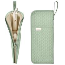 Organizador de ferramentas de cabelo KarSyon Heat Resistant Mat Sage Green Organizador de ferramentas de cabelo KarSyon Heat Resistant Mat Sage Green