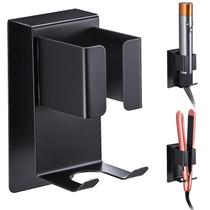 Organizador de ferramentas de cabelo para montagem na parede Oukimly Curling Iron Holder Organizador de ferramentas de cabelo para montagem na parede Oukimly Curling Iron Holder