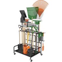 Organizador de Ferramentas de Jardim Sttoraboks com Estrutura de Aço e Rodas Organizador de Ferramentas de Jardim Sttoraboks com Estrutura de Aço e Rodas