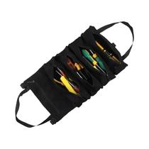 Organizador De Ferramentas Dobrável Com 4 Bolsos Com Zíper E Alça De Ombro Grossa Para Armazenamento