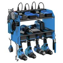 Organizador de ferramentas elétricas CCCEI, suporte de parede 42x22x30 cm com 8 saídas Organizador de ferramentas elétricas CCCEI, suporte de parede 42x22x30 cm com 8 saídas