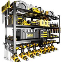 Organizador de ferramentas elétricas grande POKIPO, 4 camadas, pesado, 400 libras Organizador de ferramentas elétricas grande POKIPO, 4 camadas, pesado, 400 libras