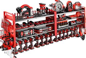 Organizador de ferramentas elétricas Shomextol 168 cm, suporte de parede, 600 kg de carga Organizador de ferramentas elétricas Shomextol 168 cm, suporte de parede, 600 kg de carga