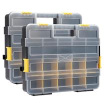 Organizador de Ferramentas MIXPOWER 2 Peças com 34 Compartimentos Removíveis Organizador de Ferramentas MIXPOWER 2 Peças com 34 Compartimentos Removíveis
