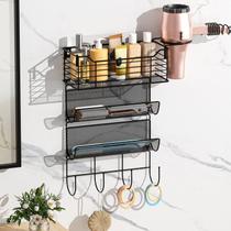Organizador de ferramentas para cabelo VITVITI Metal Wall Mount com prateleira de 3 camadas