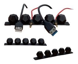 Organizador De Fios Adesivo Mesa 4 Cabos Escritório Poligono Organizador De Fios Adesivo Mesa 4 Cabos Escritório Poligono