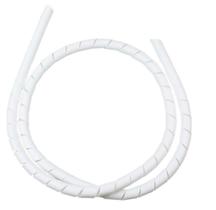 Organizador De Fios Cabos Espiral 1/2 Branco 5 Mts Organizador De Fios Cabos Espiral 1/2 Branco 5 Mts
