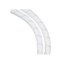 Organizador De Fios Cabos Espiral 1 Metro Branco