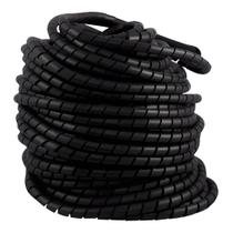 Organizador De Fios Cabos Espiral 1 Metro Preto