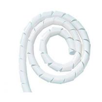 Organizador De Fios Cabos Espiral 3/4 Branco 1 Metro