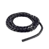 Organizador de Fios com Aplicador 1,5m x 20mm Preto Gestão Prática de Cabos Bestfer Organizador de Fios com Aplicador 1,5m x 20mm Preto Gestão Prática de Cabos Bestfer
