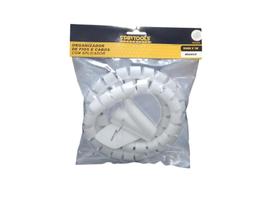 Organizador de Fios e Cabos com Aplicador 20mmx1m - Branca Organizador de Fios e Cabos com Aplicador 20mmx1m - Branca