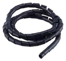 Organizador de Fios e Cabos Espiral 22mm x 3m Preto - Ideal para Escritórios e Ambientes Técnicos Organizador de Fios e Cabos Espiral 22mm x 3m Preto - Ideal para Escritórios e Ambientes Técnicos