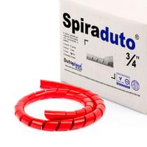 Organizador de Fios e Cabos Espiral 3/4 Vermelho