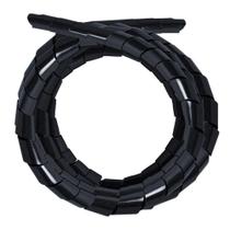 Organizador de Fios e Cabos Espiral CBO-200 12mm X 2m Preto Aquário