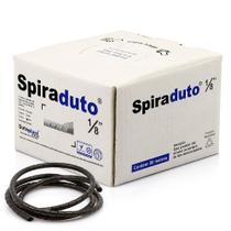 Organizador de Fios e Cabos Spiraduto 1/8 Preto - 15 Metros