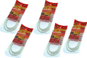 Organizador de Fios Espiral Japonê Branco Kit com 5 unidades