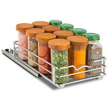 Organizador de gabinete removível HOLDN' STORAGE Spice Rack Chrome