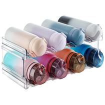 Organizador de garrafas de água Lifewit empilhável para geladeira de gabinete Organizador de garrafas de água Lifewit empilhável para geladeira de gabinete