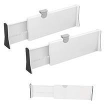 Organizador de Gaveta Ajustavel Divisor Retratil Separador Comoda Estante Escritorio Livro Roupa Talheres Utensilios Discreto Multiuso