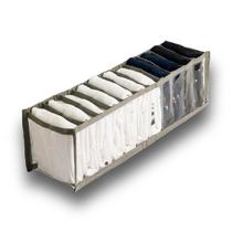 Organizador de Gaveta Calcinha Cueca Gravata Guarda Roupas 11 Divisorias Nylon 32 x 12cm Organização Dobrável Organizador de Gaveta Calcinha Cueca Gravata Guarda Roupas 11 Divisorias Nylon 32 x 12cm Organização Dobrável