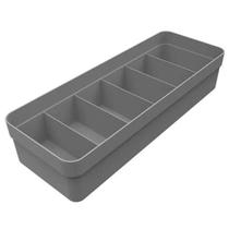 Organizador De Gaveta Colmeia 35x12,5 Cm Meia Cueca Calcinha Cor Chumbo OU Martiplast