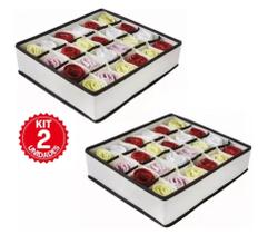 Organizador de Gaveta Colmeia Calcinha Cueca Meia Roupa Bebê Caixa 2 unidades