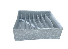 Organizador de Gaveta com 8 Compartimentos - Cinza