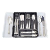 Organizador De Gaveta Com Extensor Resistente Organizador Talheres com Divisórias Resistente - Plásticos Santana