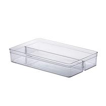 Organizador de Gaveta Diamond Cristal com 2 Div. C 40 X L 25 X A 7,5 Cm